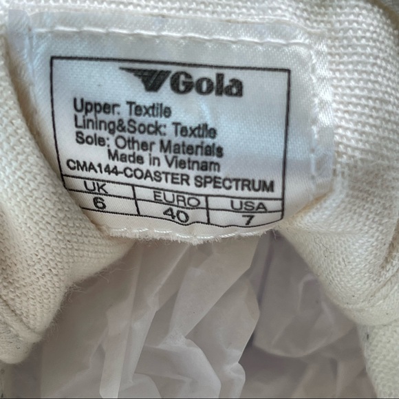 ⬇️ Vegan Gola Classics Men's Coaster Spectrum Size 7 - Picture 9 of 10